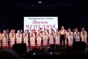 У Палаці культури міста Луцька відбувся ювілейний вечір народного артиста України Василя Чепелюка