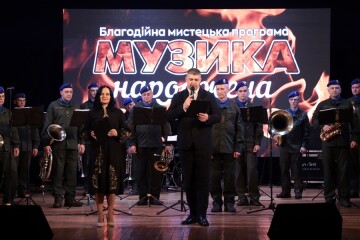 У Палаці культури міста Луцька відбувся благодійний мистецький проєкт «Музика народжена війною»