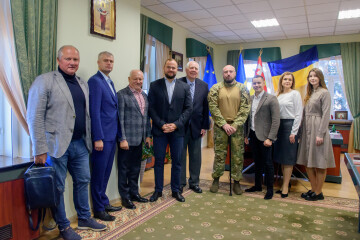 Lutsk City Mayor Ihor Polishchuk has met with Doug Burleigh, Co-Chairman of the Committee of the USA National Prayer Breakfast, and Mykhailo Zhovnir, Coordinator of the National Prayer Breakfast