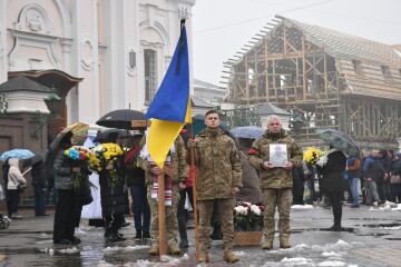 Лучани попрощалися із захисником України Валентином Бугайчуком