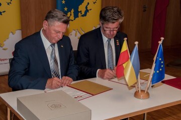 Signing of the Partnership Agreement between Lutsk and Lippe District (Germany)