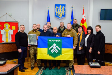 Вахтанг Кіпіані та Сергій Жадан відвідали Луцьку міську раду