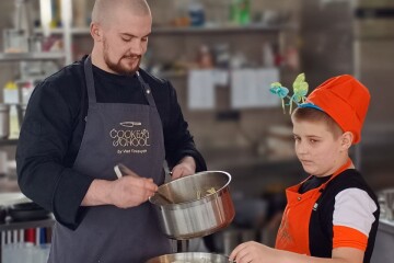 Неймовірний візит «підприємливих дітей» в кулінарну школу Влада Фінкевича 