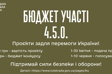 Новий конкурс Бюджету участі 4.5.0. розпочався!