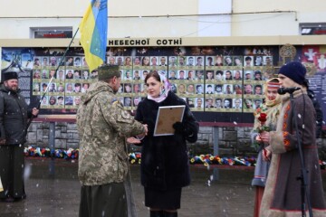 Вшануваня пам'ять добровольців, що загинули внаслідок бойових дій на Сході