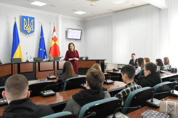 Ірина Чебелюк зустрілася зі студентами Волинського національного університету імені Лесі Українки