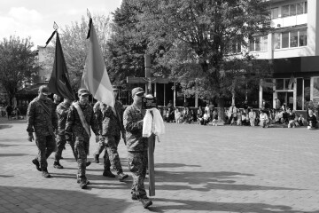 Загинув під час виконання бойового завдання: у Луцьку попрощалися із захисником України Сергієм Аксьоновим