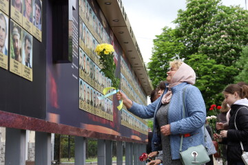 Лучани вшанували військовослужбовців, які загинули внаслідок бойових дій на Сході України