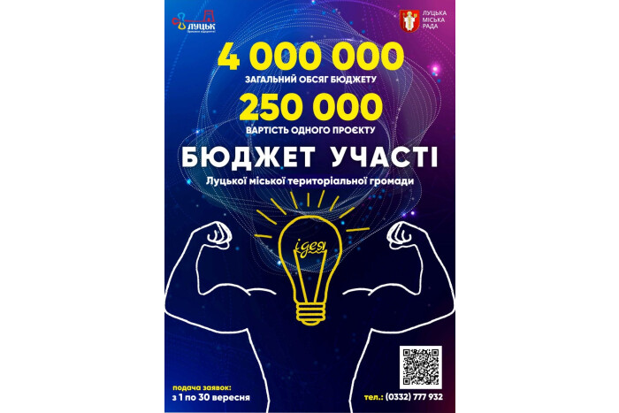 До завершення прийому проєктів на конкурс Бюджету участі лишилось 10 днів