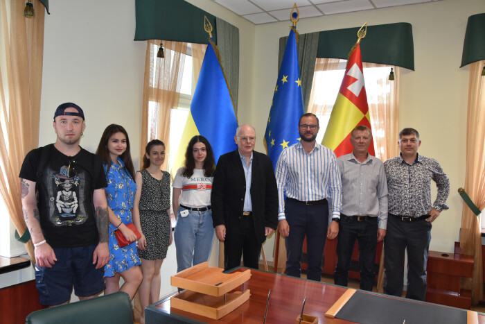 Радник міського голови Ігор Поліщук зустрівся з журналістами Німеччини, Грузії, Вірменії, Білорусі та України