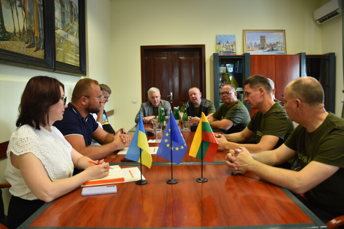 Lutsk City Mayor Ihor Polishchuk has met with the delegation of the Parliament of the Republic of Lithuania