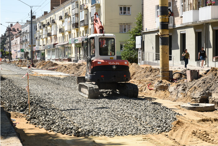 Як  триває  реконструкція проспекту Волі     