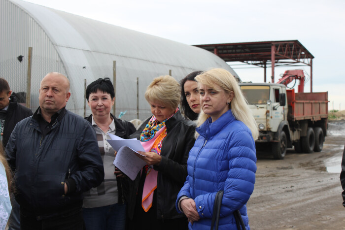 Депутати побували на полігоні твердих побутових відходів у селі Брище