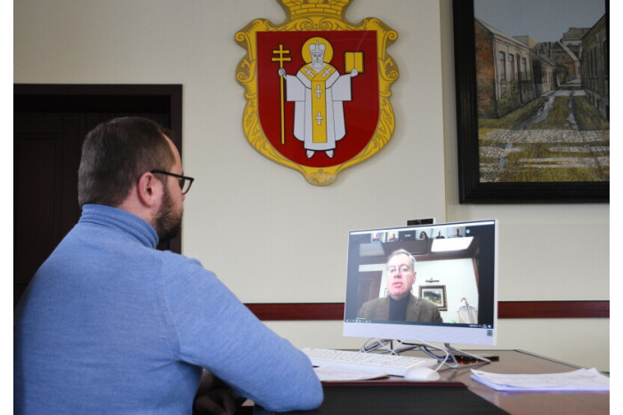 Lutsk City Mayor Ihor Polishchuk held an online meeting with the Ambassador Extraordinary and Plenipotentiary of Ukraine to the State of Israel