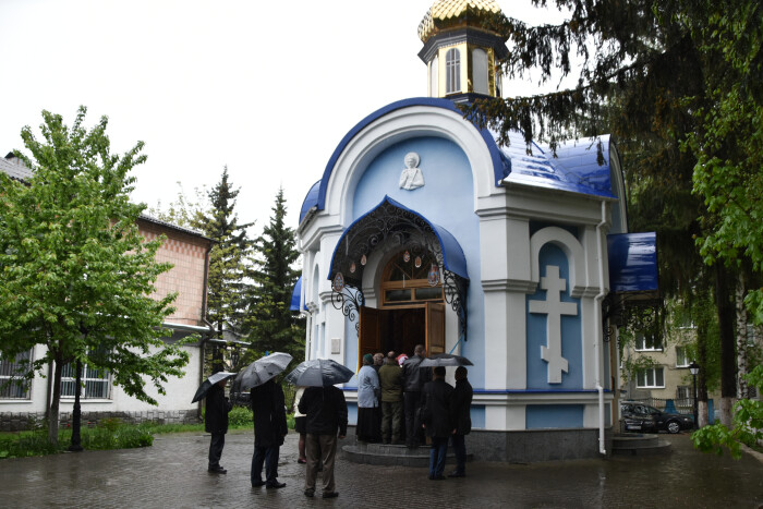 У церкві святого Великомученика Юрія Переможця  відбулось перше архієрейське Богослужіння