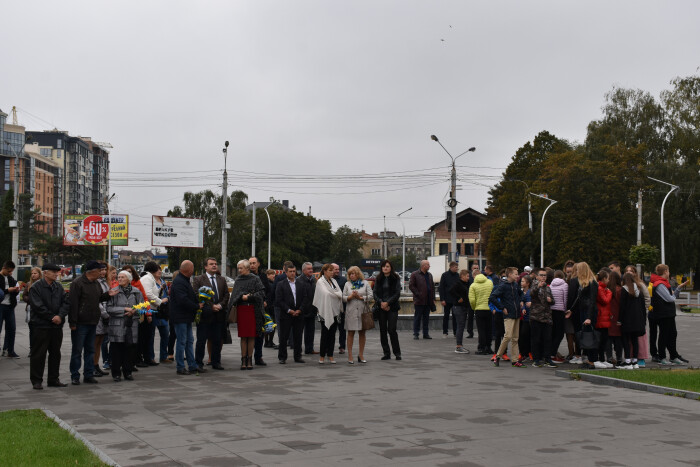 Лучани вшанували пам'ять голови Центральної Ради УНР  Михайла Грушевського 