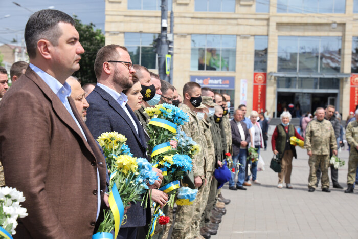 Лучани вшанували військовослужбовців, які загинули внаслідок бойових дій на Сході України