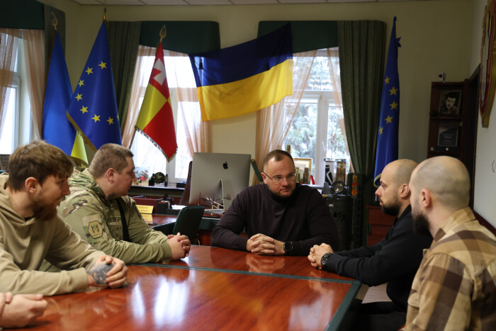 Міський голова Ігор Поліщук зустрівся з ветеранами Третьої штурмової та полку «Азов»