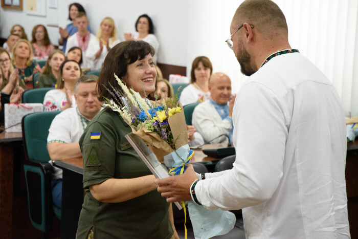  Луцький міський голова Ігор Поліщук вручив відзнаки до Дня Незалежності 